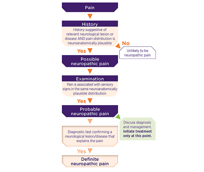 Grading system for neuropathic pain diagnosis