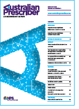 Australian Prescriber cover story