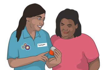 Nurse explaining medicine to consumer_540x250