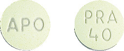APO-Pravastatin Tablets 40 mg