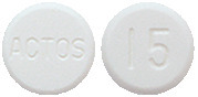 Actos 15 mg Tablets