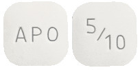 APO-Perindopril Arginine/ Amlodipine 5 mg/10 mg Tablets