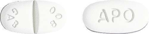APO-Gabapentin 800 mg Tablets