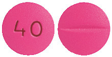 Inderal 40 mg Tablets