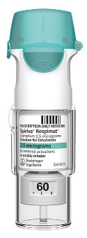 Spiriva Respimat (with dose indicator) 2.5 mcg/actuation Solution for inhalation cartridge