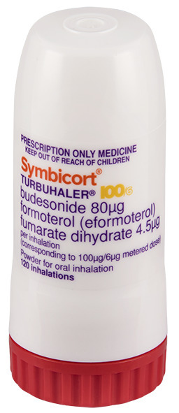 Symbicort 100/6 mcg per dose Turbuhaler