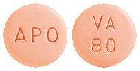 APO-Valsartan 80 mg Tablets