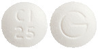Placil 25 mg Tablets