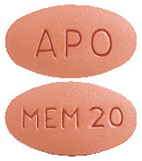 APO-Memantine 20 mg Tablets