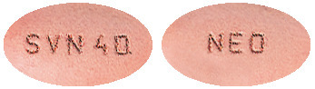 Simvacor 40 mg Tablets