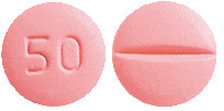 Metoprolol-WGR 50 mg Tablets