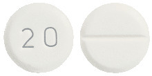 APO-Enalapril 20 mg Tablets