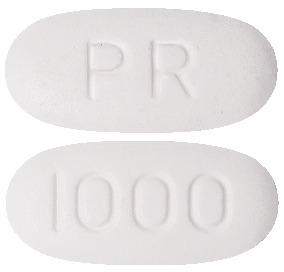 Pharmacor Metformin XR 1000 mg Modified release tablets