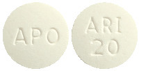 APO-Aripiprazole 20 mg Tablets
