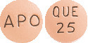 APO-Quetiapine Tablets 25 mg
