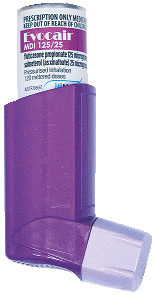Evocair MDI 125 mcg/25 mcg Metered dose inhaler
