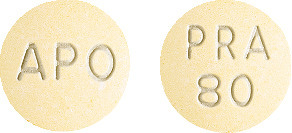 APO-Pravastatin Tablets 80 mg