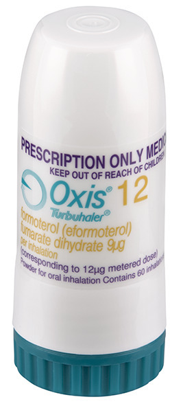 Oxis 12 mcg/actuation Turbuhaler