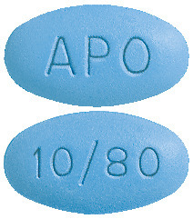 APO-Amlodipine/Atorvastatin 10/80 mg Tablets