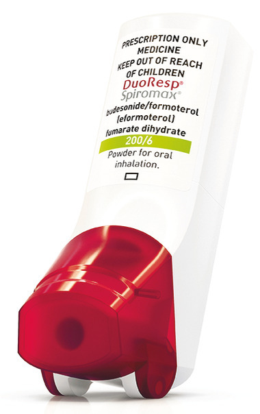 DuoResp Spiromax 200 mcg/6 mcg per actuation Dry powder inhaler