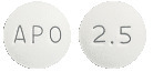 APO-Perindopril Arginine 2.5 mg Tablets