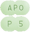 APO-Perindopril Arginine 5 mg Tablets
